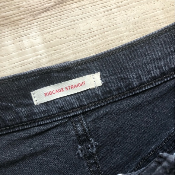 Levi's Ribcage Straight Leg Women's Jeans in Black - Picture 5 of 11